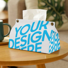 Lade das Bild in den Galerie-Viewer, Einzelbilddruck PU Tissue Abdeckung Toilettenpapierhalter Serviettenhalter Papiertuchbox Taschentuchbox mit Fotos Muster Text Logo selbst gestalten und bedrucken