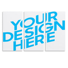 Lade das Bild in den Galerie-Viewer, 3 Panel hängende Poster vertikal 1:2 / Leinwandbild 3-teilig / Leinwand Malerei Wandbilder mit Foto selbst gestalten und bedrucken