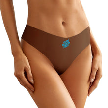 Lade das Bild in den Galerie-Viewer, (Druck auf dem Mittelteil) Personalisierte nahtlose Damen Unterhose Unterwäsche Slip WH005 mit Fotos Muster Text Logo selbst gestalten und bedrucken
