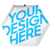 Lade das Bild in den Galerie-Viewer, Kleine goldene Regenschirm Mini Regenschirm Taschenregenschirm mit Fotos Muster Text Logo selbst gestalten und bedrucken
