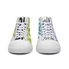 Lade das Bild in den Galerie-Viewer, Damen / Herren Unisex Canvas Sneakers Skateschuhe High / High-Top Canvas Turnschuhe (Nicht gespiegelt) mit Foto selbst gestalten und bedrucken