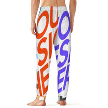 Lade das Bild in den Galerie-Viewer, Multi-Image-Design Schlafanzug Schlafanzughose Bündchen D27P Herren/Männer mit Foto Design Motiv Text selbst gestalten und bedrucken
