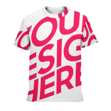 Lade das Bild in den Galerie-Viewer, Einzelbild-Design Kinder Kurzarm T-Shirt TSHIRT Mesh - Mädchen / Jungen mit Foto Design Motiv Text selbst gestalten und bedrucken