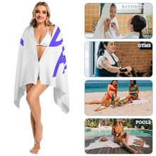 Lade das Bild in den Galerie-Viewer, Große Größe Strandtuch Saunatuch Leichtes Badetuch 160*80cm mit Foto Design Motiv Text selbst gestalten und bedrucken