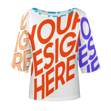 Lade das Bild in den Galerie-Viewer, Multi-Image-Druck Allover Print Kurzarmshirt Tshirt mit 1/2 Arm BAT mit Fotos Muster Text Logo selbst gestalten und bedrucken