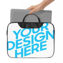 Lade das Bild in den Galerie-Viewer, Laptoptasche Notebooktasche Businesstasche aus Leder mit Foto Design Motiv Text selbst gestalten und bedrucken