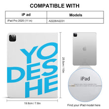 Lade das Bild in den Galerie-Viewer, Hochwertige Buch Version iPad-Hülle für iPad Pro Air 2021 2020 mit Stiftschlitz mit Foto selbst gestalten und bedrucken
