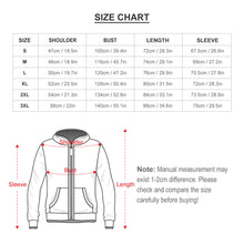 Lade das Bild in den Galerie-Viewer, Herren / Männer Multi-Image-Design Langarm Kapuzenpullover Jacke Kapuzensweatshirt WY14 mit Ihrem Design Motiv Foto Text selbst gestalten und bedrucken