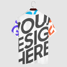 Lade das Bild in den Galerie-Viewer, Multi-Image-Design Herren / Männer Kurzarm Hemd mit Cuban Kragen AY006 mit Foto Design Motiv Text selbst gestalten und bedrucken