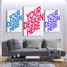 Lade das Bild in den Galerie-Viewer, 3 Panel hängende Poster in Vertikale Kombination / Leinwandbild Malerei 3 Panel / 3-teilig Wandbilder mit Foto selbst gestalten und bedrucken