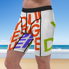 Lade das Bild in den Galerie-Viewer, Multi-Image-Druck Männer / Herren Short Kompressionsshort Boxerhose Unterhose Unterwäsche K40 mit Fotos Muster Text Logo selbst gestalten und bedrucken