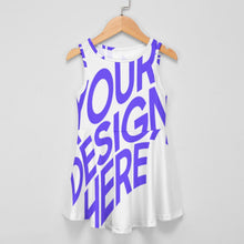 Lade das Bild in den Galerie-Viewer, Multi-Image-Design Mädchen Kleid Trägerkleid Jerseykleid F12Q mit Foto Design Motiv Text selbst gestalten und bedrucken