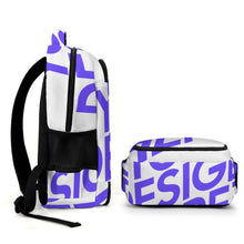 Lade das Bild in den Galerie-Viewer, Einzelbild-Design Taschen Rucksack Schultasche Schulrucksack mit Fotos Muster Text Logo selbst gestalten und bedrucken