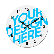 Lade das Bild in den Galerie-Viewer, Einfachheit Holz Wanduhr jetzt online selbst gestalten und bedrucken