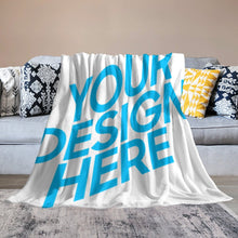 Lade das Bild in den Galerie-Viewer, Personalisierte Handwerk Fotodecke Collage Tagesdecke Kuscheldecke mit Fotos Muster Text Logo selbst gestalten und bedrucken (Vertikale Version)