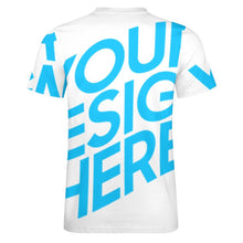 Lade das Bild in den Galerie-Viewer, Einzelbild-Design Vollprint 100% Baumwolle T-Shirt ay001 Männer / Herren mit Fotos Muster Text Logo selbst gestalten und bedrucken
