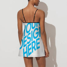 Lade das Bild in den Galerie-Viewer, Sportliches, lässiges Sommerkleid Sport-Casual-Kleid NZ049 mit Foto Text selbst gestalten und bedrucken