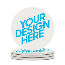 Lade das Bild in den Galerie-Viewer, Keramik Untertasse rund selbst gestalten und bedrucken
