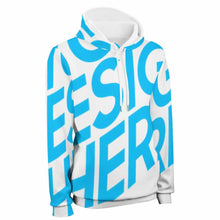 Lade das Bild in den Galerie-Viewer, Damen / Herren Winter Dicke Unisex Plüsch Kapuzenpullover / Kapuzensweatshirt / Hoodie mit Kapuze mit Foto selbst gestalten und bedrucken