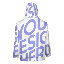 Lade das Bild in den Galerie-Viewer, Herren / Männer Einzelbild-Design Langarm Kapuzenpullover Jacke Kapuzensweatshirt WY14 mit Ihrem Design Motiv Foto Text selbst gestalten und bedrucken