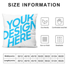 Lade das Bild in den Galerie-Viewer, Doppelseitiges Design 2er-Set Plüsch Kissenbezug Kissenhülle mit Foto Design Motiv Text selbst gestalten und bedrucken