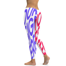 Lade das Bild in den Galerie-Viewer, Multi-Image-Design Yoga Hose Damen Legging Sport SY010 mit Ihrem Design Motiv und Foto selbst gestalten und bedrucken