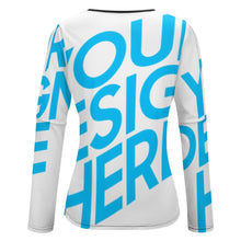 Lade das Bild in den Galerie-Viewer, Schulterfrei T-Shirt mit Rundhalsausschnitt NZ150 für Damen Frauen mit Foto Text selbst gestalten und bedrucken