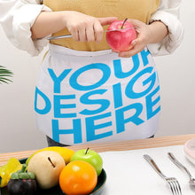 Lade das Bild in den Galerie-Viewer, Halblange Schürze Bistroschürze mit Taschen selbst gestalten und bedrucken