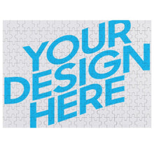 Lade das Bild in den Galerie-Viewer, Foto Puzzle Holz Spielzeug mit flachem Box - horizontale Version - selbst gestalten und bedrucken