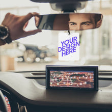 Lade das Bild in den Galerie-Viewer, Auto Aromatherapie Tabletten Auto Lufterfrischer Duft-Spender Duftbaum Raumduft Fahrzeugduft (1 Stück/Packung) mit Foto Design Motiv Text selbst gestalten und bedrucken