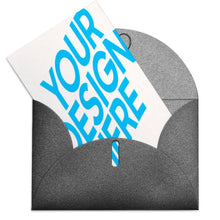 Lade das Bild in den Galerie-Viewer, Vertikale Version Grußkarte Fotokarte Postkarte mit Fotos Muster Text Logo selbst gestalten und bedrucken