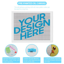 Lade das Bild in den Galerie-Viewer, Eckige Steinchen Diamond Painting / Diamant Malerei / Diamant Bilder Eigenes Bild selbst gestalten und bedrucken