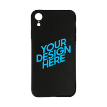 Lade das Bild in den Galerie-Viewer, Schwarze TPU-Glashülle Handyhülle für iPhone XS MAX mit Foto selbst gestalten und bedrucken