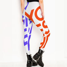 Lade das Bild in den Galerie-Viewer, Multi-Image-Druck Damen / Frauen Sport Fitness Yoga Jogginghose Leggings NZ205 mit Fotos Muster Text Logo selbst gestalten und bedrucken