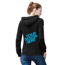 Lade das Bild in den Galerie-Viewer, Taschenloser Premium Kapuzenpullover für Frauen selbst gestalten und bedrucken