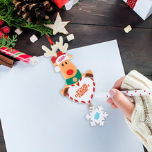 Lade das Bild in den Galerie-Viewer, Elch Weihnachtsschmuck Anhänger Christbaumschmuck aus Harz mit Foto Text selbst gestalten und bedrucken