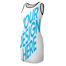 Lade das Bild in den Galerie-Viewer, Ärmelloses Sommerkleid Weste-Kleid NZ014 für Damen / Frauen selbst gestalten und bedrucken
