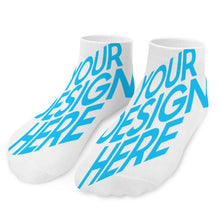 Lade das Bild in den Galerie-Viewer, Atmungsaktive kurze Socken Sneakersocken - 5 Paar des gleichen Designs - für Herren & Damen (5x Paar) mit Fotos Muster Text Logo selbst gestalten und bedrucken
