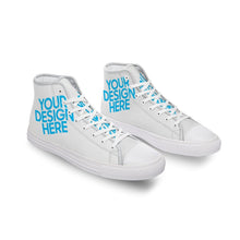 Lade das Bild in den Galerie-Viewer, Damen / Frauen Canvas High Top Schuhe selbst gestalten und bedrucken