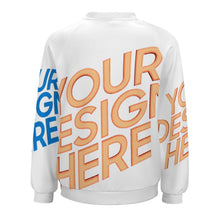 Lade das Bild in den Galerie-Viewer, Multi-Image-Druck Sweatershirt Raglan Shirt Rund-Ausschnitt Langarmshirt RH Damen / Frauen mit Fotos Muster Text Logo selbst gestalten und bedrucken