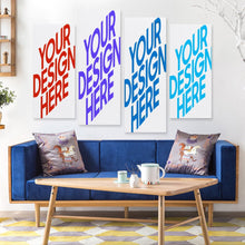 Lade das Bild in den Galerie-Viewer, 4 Panel hängende Poster Multi-Image-Design ( Vertikale Kombination ) / Leinwandbild 4-teilig / Wandbilder mit Foto selbst gestalten und bedrucken