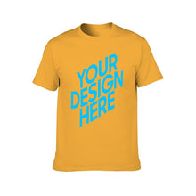 Lade das Bild in den Galerie-Viewer, Vorderseite-Druck Gildan Kurzarm T-Shirt 100% Baumwolle - Herren / Männer - selbst gestalten und bedrucken mit Ihren Fotos/Bildern oder Text