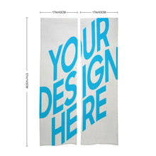Lade das Bild in den Galerie-Viewer, Türvorhang Spleiß Weißer Hanf 86x143cm selbst gestalten und bedrucken
