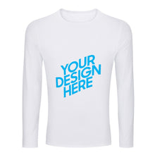 Lade das Bild in den Galerie-Viewer, Langarm T-Shirt mit Rundhalsausschnitt Herren selbst gestalten und bedrucken