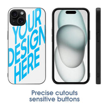 Lade das Bild in den Galerie-Viewer, Glas Handyhülle (iPhone 15 Pro Max/Plus/Pro) mit Foto Design Motiv Text selbst gestalten und bedrucken