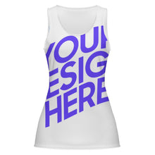 Lade das Bild in den Galerie-Viewer, Damen / Frauen Tank Top Tanktop Sommer Racerback Slim Fit MXLD280 mit Foto Design Motiv Text selbst gestalten und bedrucken (Simple Design)