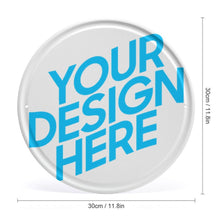 Lade das Bild in den Galerie-Viewer, Rundes Eisenbild Metallschild Blechschilder Deko Schild mit Foto Text selbst gestalten und bedrucken