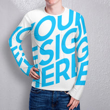 Lade das Bild in den Galerie-Viewer, Einzelbilddruck Langarmshirt Longsleeve mit Brusttasche ELREV2 für Herren / Männer mit Foto Muster Text Logo selbst gestalten und bedrucken
