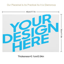 Lade das Bild in den Galerie-Viewer, PVC Tischset Tischmatte Platzset abwaschbar mit Foto Logo Text selbst gestalten und bedrucken