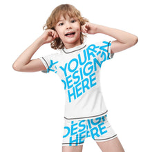 Lade das Bild in den Galerie-Viewer, Kurzarm Badeanzug für Jungen BT002 selbst gestalten und bedrucken